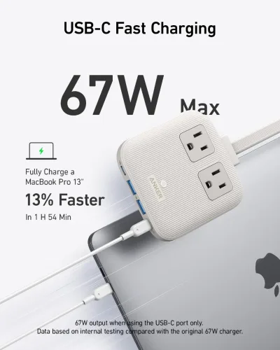 Anker Nano Charging Station (6-in-1, 67W) 2 件裝