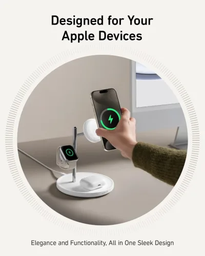 翻新 Anker MagGo 無線充電站（三合一支架）