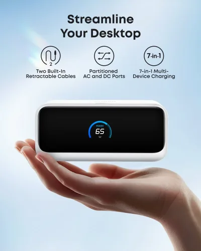 Anker Nano 充電站（7 合 1，100W）及 Anker Nano 充電器（45W）（附充電線）