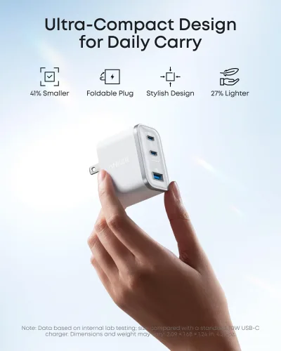 Anker Nano Charger (70 W, 3 Anschlüsse)