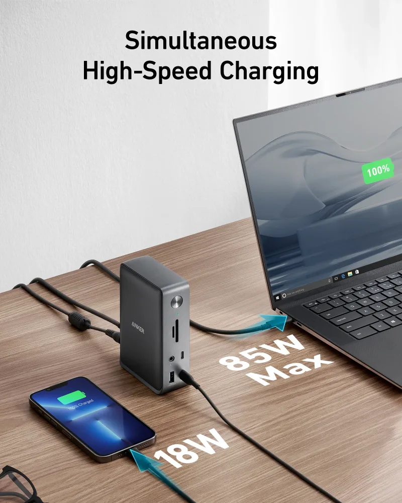 翻新 Anker <b>575</b> USB-C 擴充基座（13 合 1）