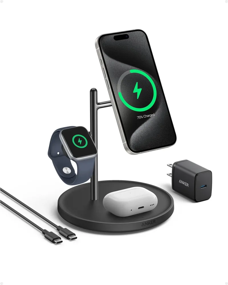 翻新 Anker MagGo 無線充電站（三合一支架）