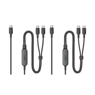 Anker 140W 2-in-1 USB-C to USB-C Cable 2 Pack
