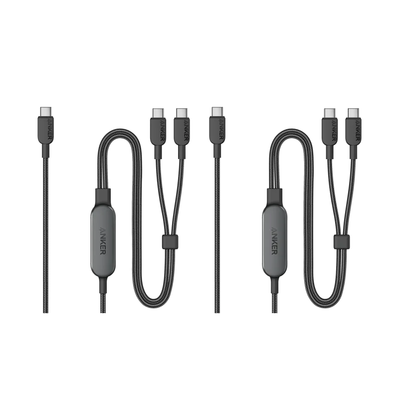 Anker 140W 2-in-1 USB-C to USB-C Cable 2 Pack