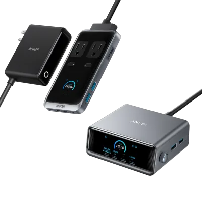 バンドルキット：Anker Prime Charger（250W、6ポート、GaNPrime）と充電ステーション（8-in-1、240W）
