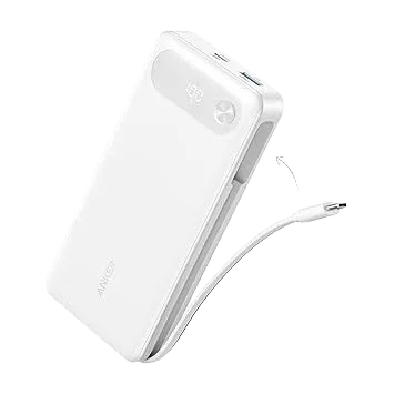 Anker Power Bank (20K, 87W, wbudowany kabel USB-C)