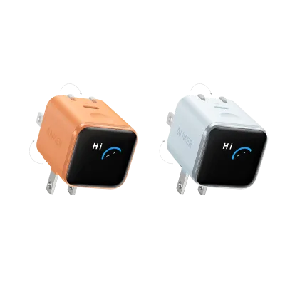 Anker Nano Charger (45W, Smart Display, 180° Foldable)