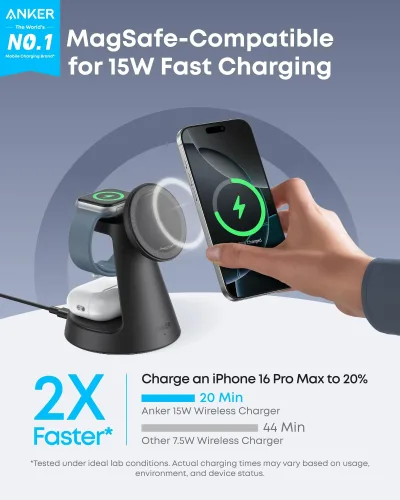 Anker MagGo Wireless Charging Station und Anker Nano Wireless Car Charger