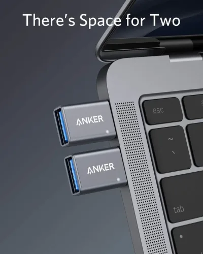 Anker USB-C til USB 3.0-adapter (2-pak)