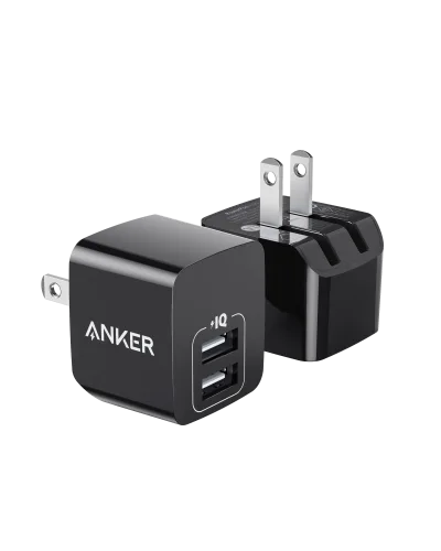 Anker Dual-Port 12W Wall Charger (2-Pack)