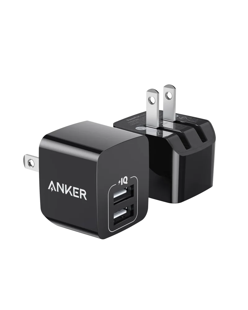 Anker Dual-Port 12W Wall Charger (2-Pack)