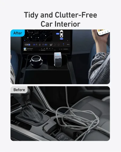 Anker Nano 75W biloplader og Anker Prime USB-C til USB-C-kabel (240W, upcycled-flettet)