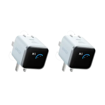 Anker Nano Charger (45W, Smart Display, 180° Foldable)