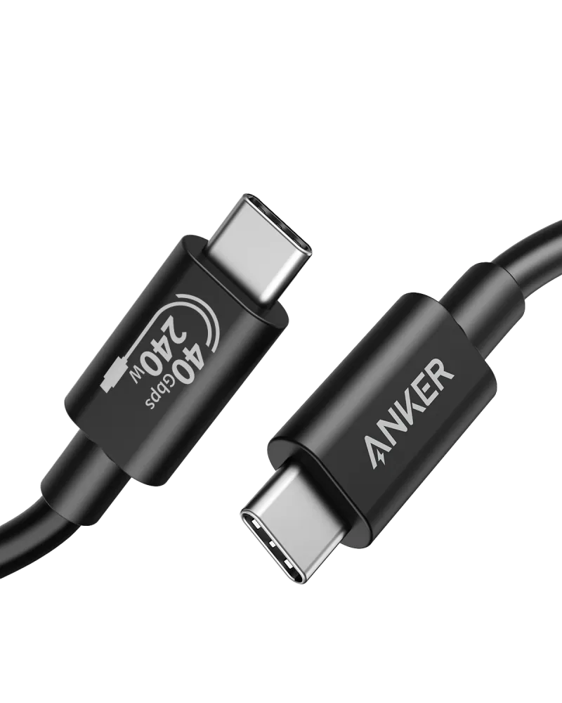 Anker <b>515</b> USB-C 至 USB-C 充電線（兼容 Thunderbolt 4）