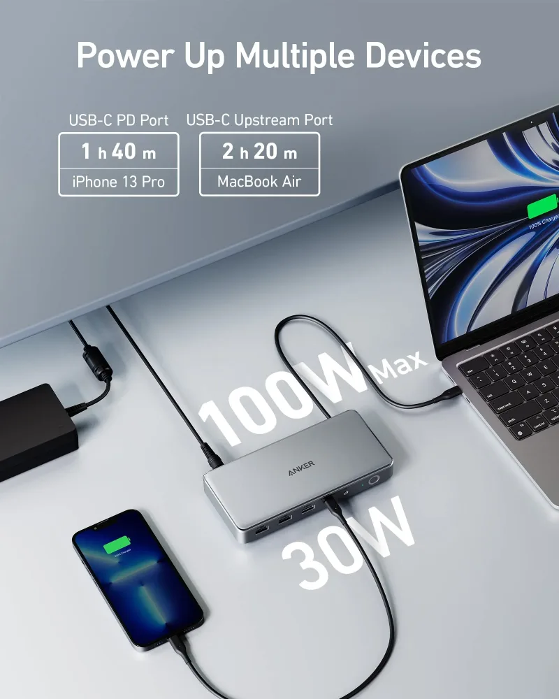 Anker <b>563</b> Station d'accueil USB-C (10-en-1)