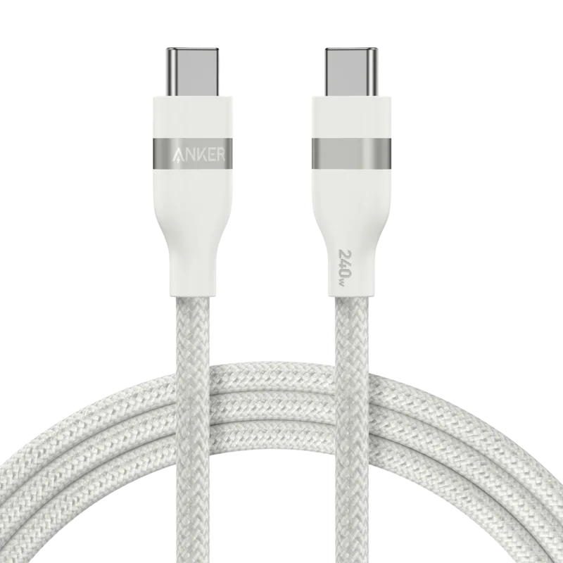 Anker USB-C-auf-USB-C-Kabel (3 ft / 6 ft, 240W, Upcycled-Braided)