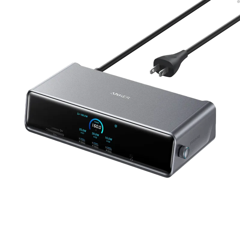 Anker Prime Docking Station (DL7400)  and USB-C to USB-C Cable (Thunderbolt 4 Compatible)