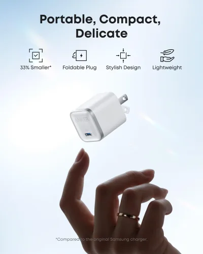Bundelkit: Anker Nano Charger (45W) met USB-C naar USB-C-kabel 2-pack