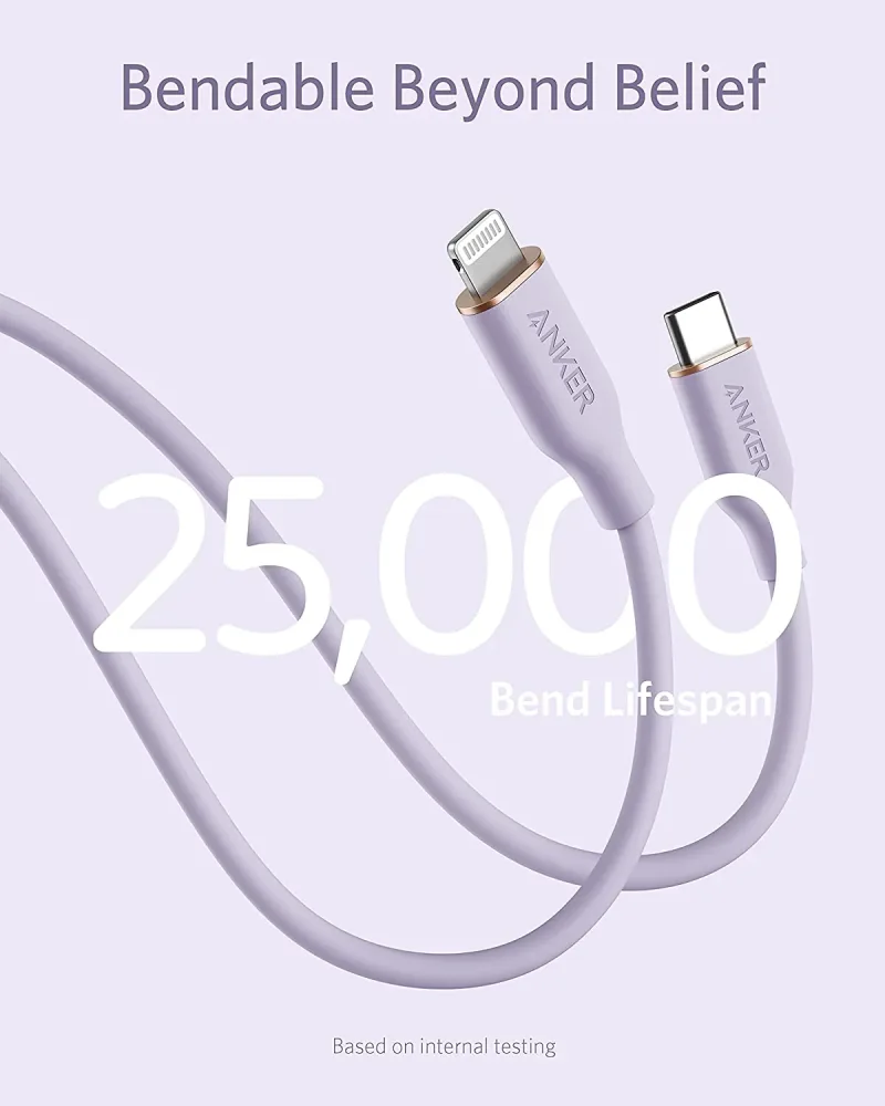 Anker <b>641</b> Cavo USB-C a Lightning (Flow, 3ft Silicone)