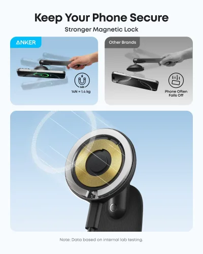 Anker MagGo Wireless Charging Station und Anker Nano Wireless Car Charger