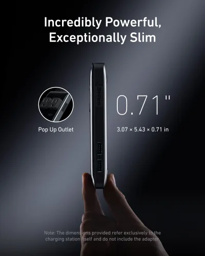 Anker Prime 充電站 (8 合 1，240W) 及 USB-C 至 USB-C 充電線 (6 呎，240W)