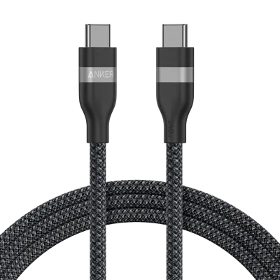 Anker USB-C-auf-USB-C-Kabel (3 ft / 6 ft, 240W, Upcycled-Braided)
