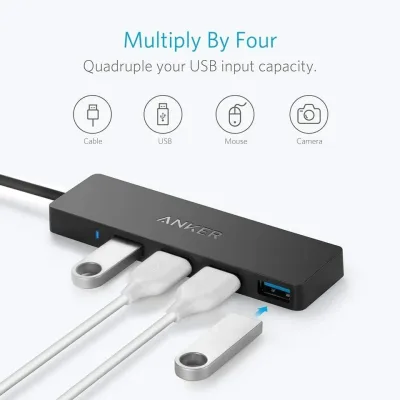 Anker 울트라 슬림 4포트 USB 3.0 데이터 허브