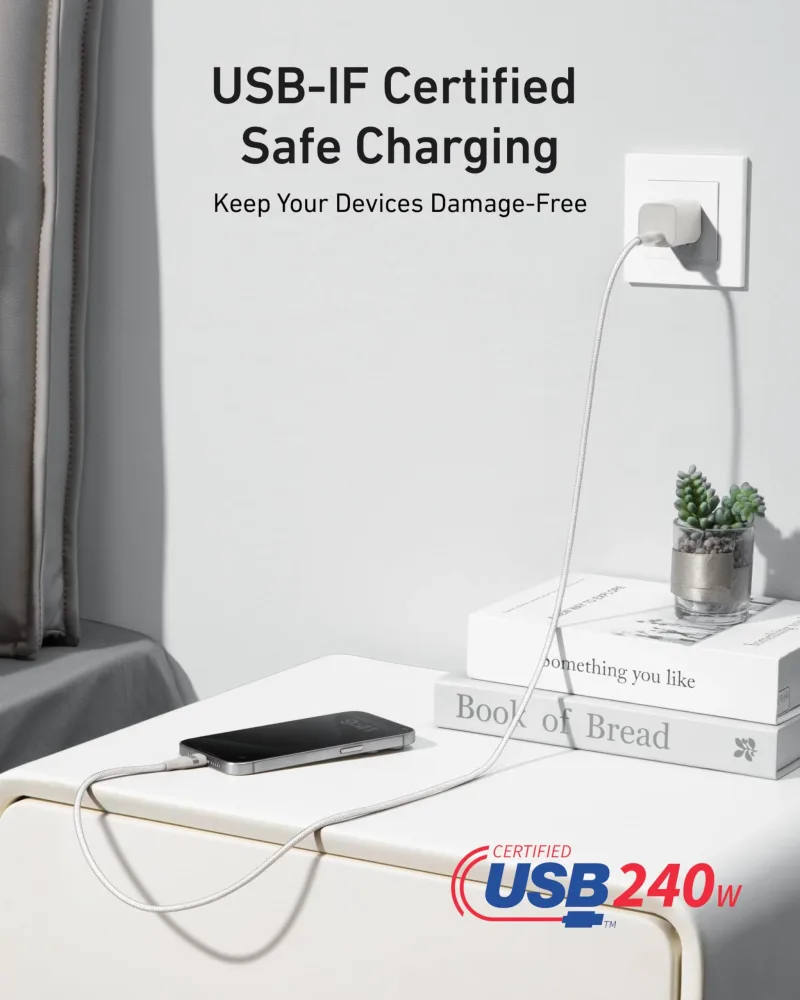 Anker Laptop Power Bank (25K, 165W, wbudowane i wciągane kable)