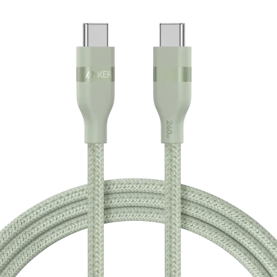 Anker USB-C-auf-USB-C-Kabel (3 ft / 6 ft, 240W, Upcycled-Braided)
