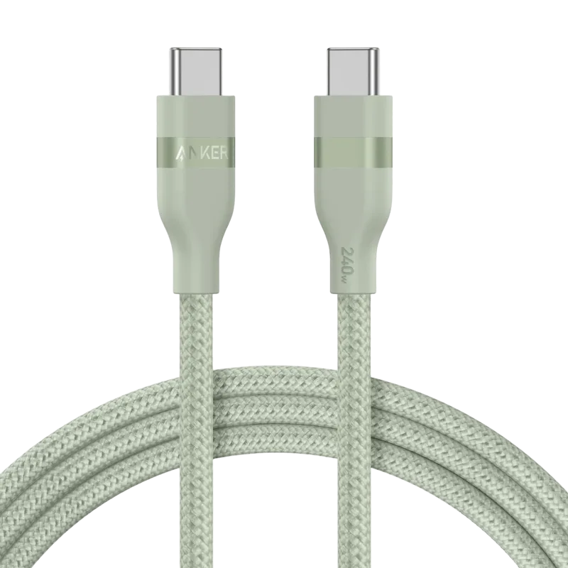 Anker USB-C-auf-USB-C-Kabel (3 ft / 6 ft, 240W, Upcycled-Braided)
