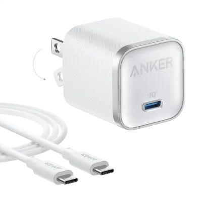 Anker Nano 充電站（7 合 1，100W）及 Anker Nano 充電器（45W）（附充電線）