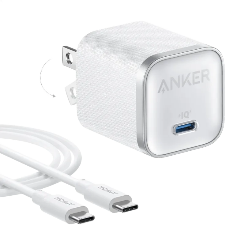 Anker Nano 充電站（7 合 1，100W）及 Anker Nano 充電器（45W）（附充電線）