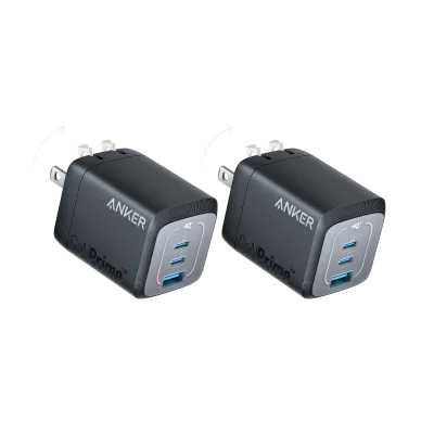 Bundle kit: Anker Prime 67W GaN Wall Charger (3 Ports) 2-Pack