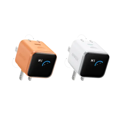 Anker Nano Charger (45W, Smart Display, 180° Foldable)
