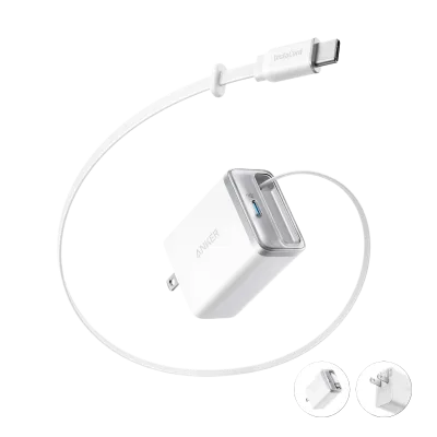Anker Nano Charger (35W, Built-In Retractable USB-C Cable)