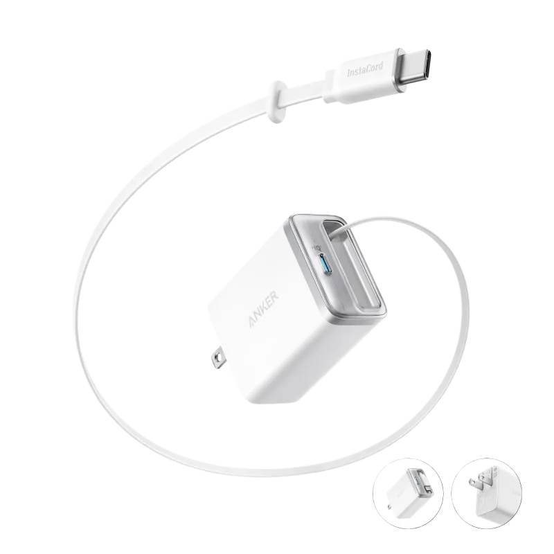 Anker Nano Charger (35W, Built-In Retractable USB-C Cable)
