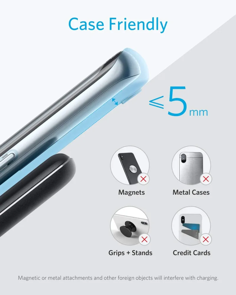 Anker <b>313</b> Trådløs oplader (stander)