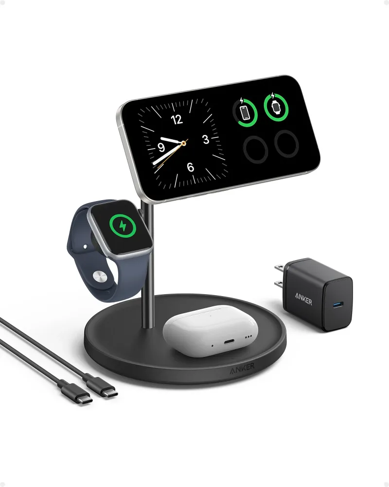 翻新 Anker MagGo 無線充電站（三合一支架）