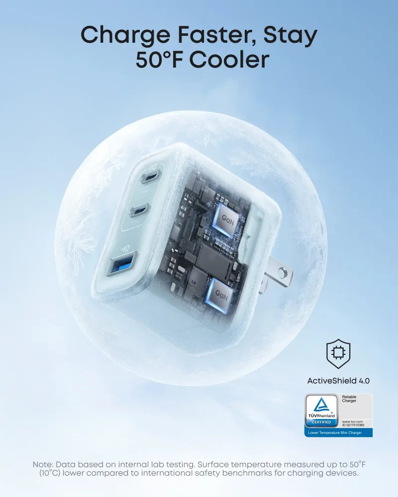 Anker Nano Charger (70 W, 3 Anschlüsse)