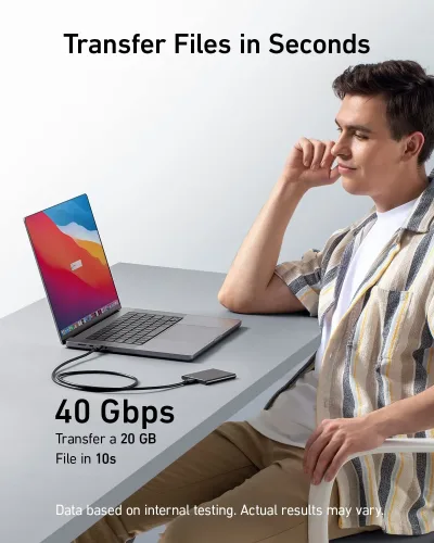 Anker <b>515</b> USB-C to USB-C Cable (Thunderbolt 4 Compatible)（2 packs）