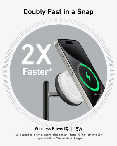 翻新 Anker MagGo 無線充電站（三合一支架）