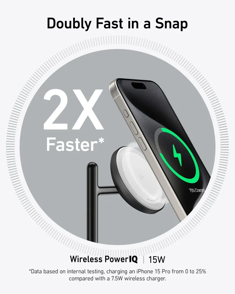 翻新 Anker MagGo 無線充電站（三合一支架）
