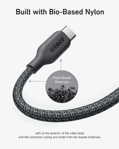 Anker <b>543</b> USB-C to USB-Cケーブル（240W、10 ft）