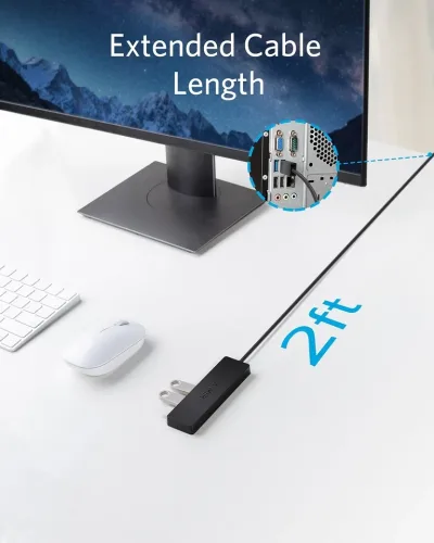 Anker 울트라 슬림 4포트 USB 3.0 데이터 허브