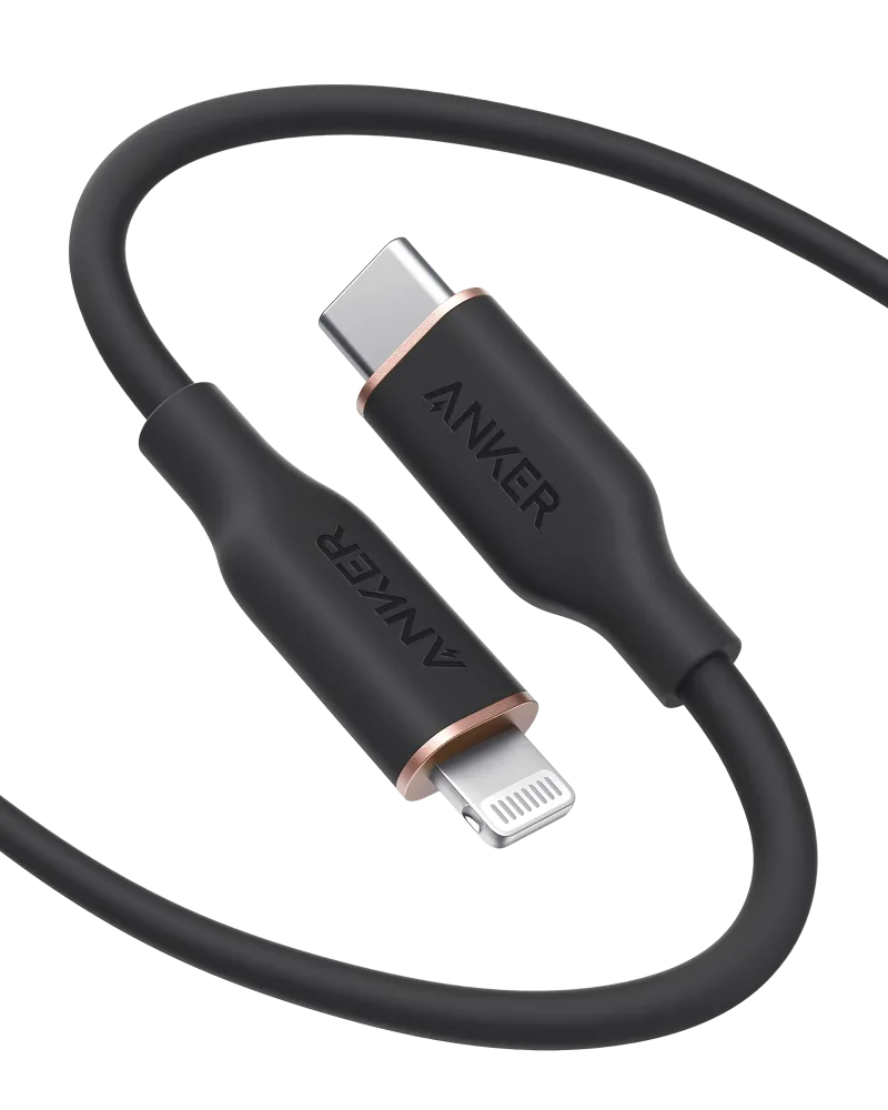 Cabo USB-C para Lightning Anker <b>641</b> (Flow, Silicone)