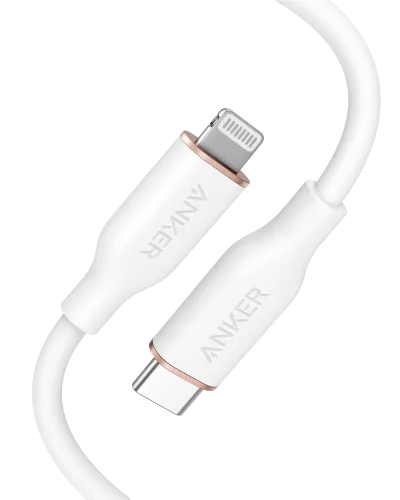 Anker <b>641</b> USB-C 至 Lightning 充電線 (Flow, 3 呎矽膠)