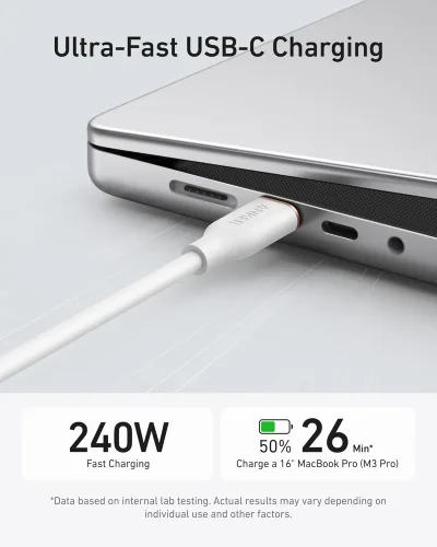 Anker <b>643</b> USB-C to USB-C Cable (Flow, Silicone)