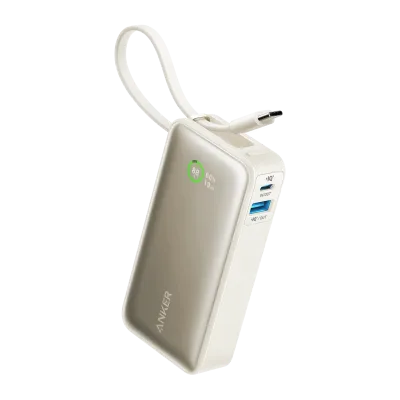 Anker Nano Power Bank (30W, Built-In USB-C Cable)
