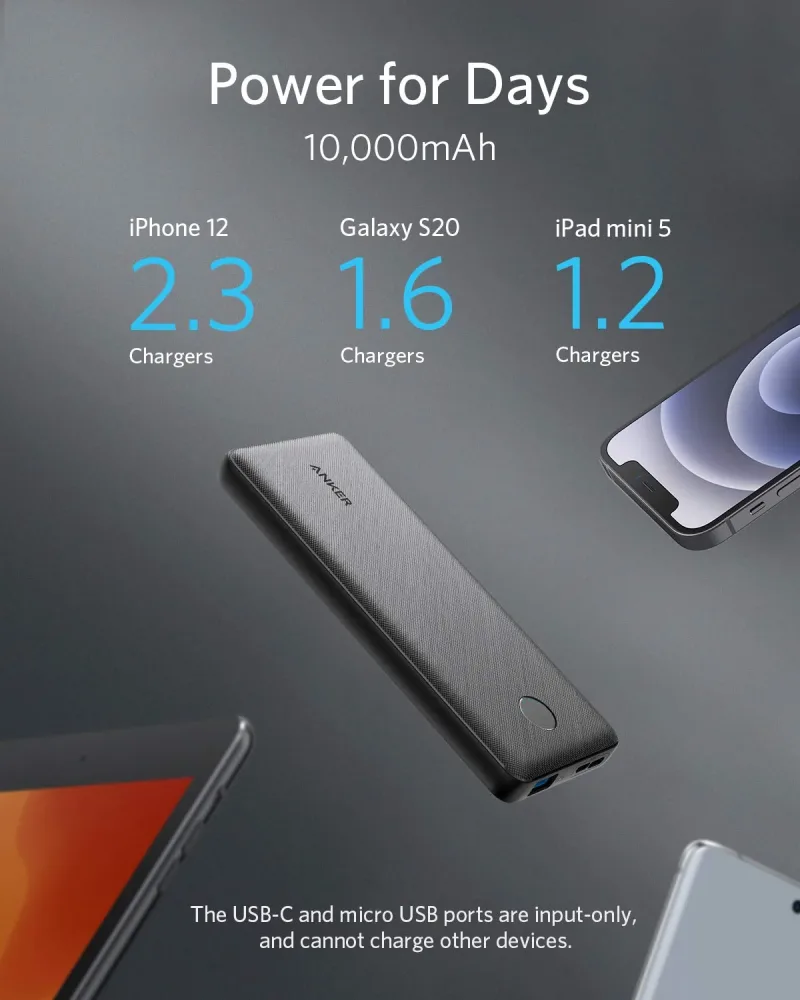 翻新 Anker <b>313</b> 行動電源 (PowerCore 10K)