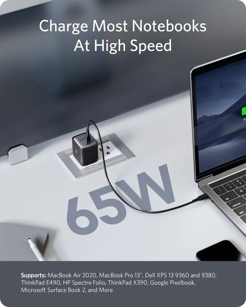 Anker <b>715</b> Charger (Nano II 65W) and Anker Nano Charging Station (6-in-1, 67W)